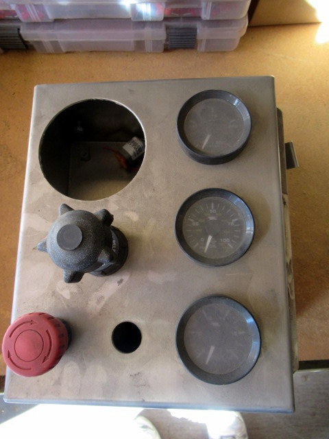 lot 1038 image: Control Box With Meters