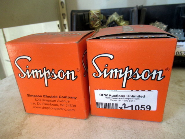 lot 1059 image: Simpson Gauges