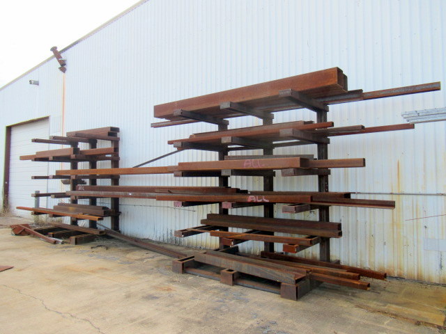 lot 1106 image: Assorted Steel I-Beams, Square Tubing, Rectangular Tubing And C-Channel