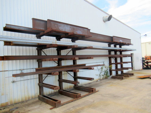 lot 1107 image: Assorted Steel I-Beams, Square Tubing, Rectangular Tubing And C-Channel