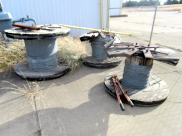 lot 1124 image: 3 Spools Of Industrial Cable