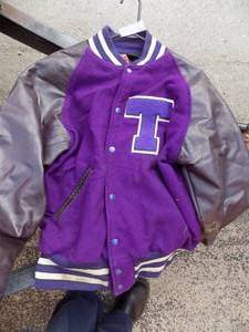 lot 36 image: Tolar Letter Jacket size large