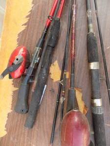 lot 56 image: Shakespeare fishing reels plus