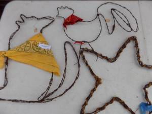 lot 67 image: Barbed wire Art