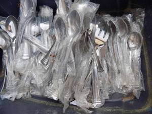 lot 20 image: Flatware knives forks and spoons NIP