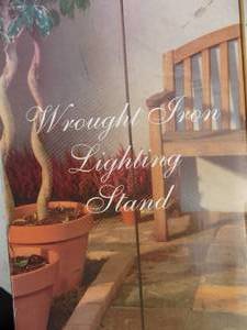 lot 28 image: Iron lighting stand NIP