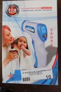 lot 10 image: Non contact infrared thermometer NIB