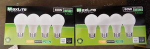 lot 7 image: Maglite 60 watt 8 watt led bulbs 4 per pkg x 2 packages