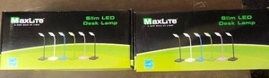 lot 15 image: Maxlite slim LED desk lamp x 2 new