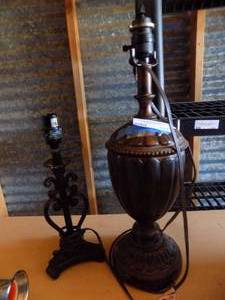 lot 171 image: 2 lamp bases