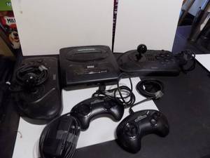 lot 216 image: Sega Genesis with controllers
