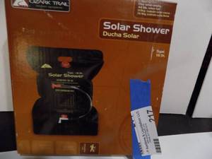 lot 217 image: Ozark trail solar shower NIB