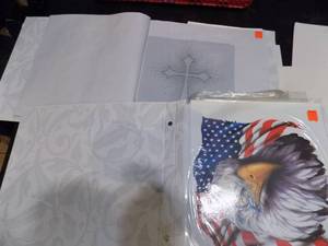 lot 250 image: Heat transfers for t-shirts