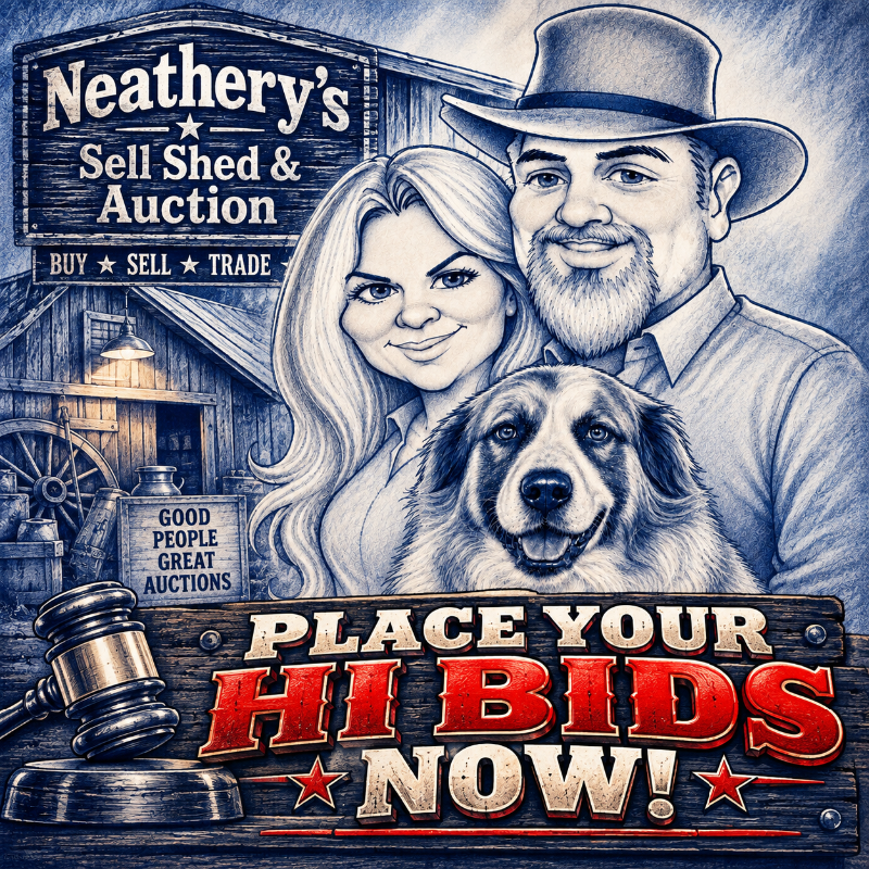 lot 43 image: PLACE YOUR WINNING BIDS
