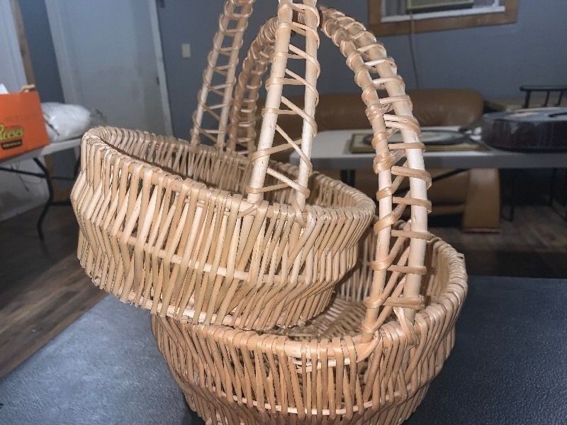 lot 93 image: 2 Wicker Basket Lot