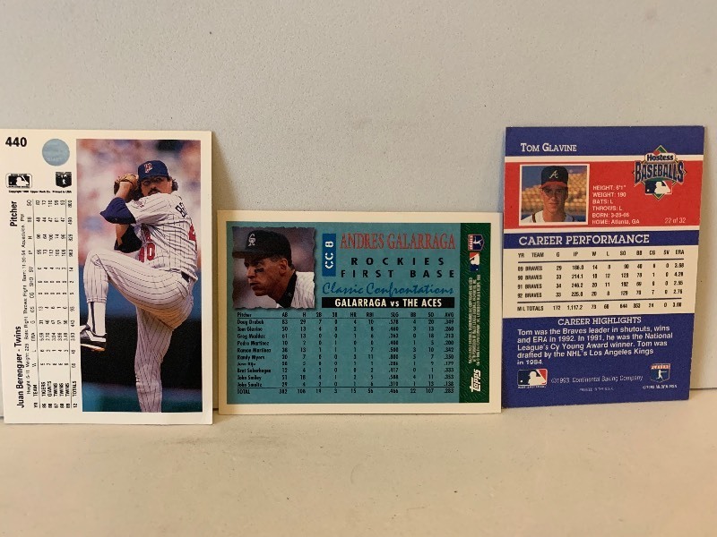 lot 179 image: 1990 UPPER DECK BASEBALL CARD LOT  ALEX COLE & JEFF REED  PADRES  REDS  2 CARDS