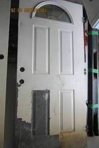 lot 161 image: STEEL RENFORCED FRONT DOOR