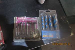 lot 72 image: FORSTNER STINGER BIT SETS