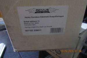 lot 204 image: HARLEY DAVIDSON EXTENSION PIPES BY REMUS