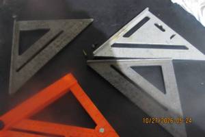 lot 73 image: CARPENTERS SQUARES