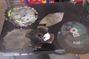 lot 74 image: DADO BLADES, NORTON CUTOFF BLADES
