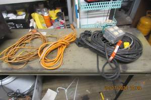 lot 134 image: EXTENSION CORDS