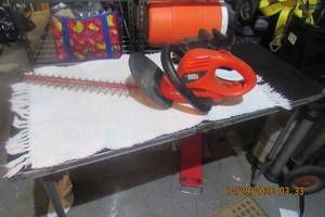 lot 155 image: BLACK AND DECKER HEDGE TRIMMER