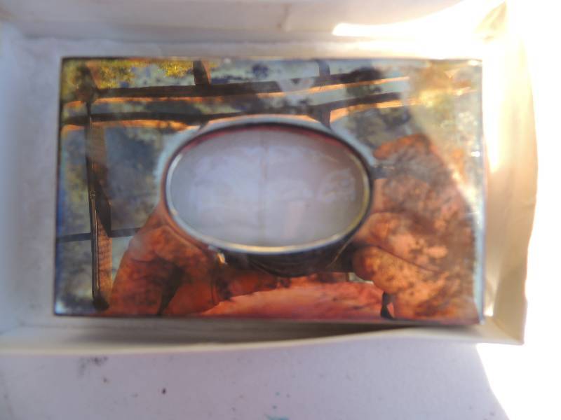 lot 121 image: Silver plate personal tissue holder