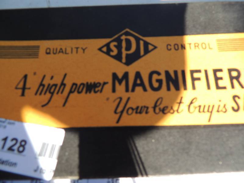 lot 128 image: high power magnifier 4 