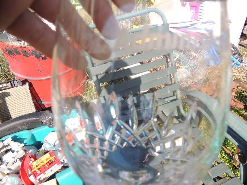 lot 256 image: WATERFORD CRYSTAL - WINE GLASSES QTY OF 3 , ETCHED AMERISTAFF