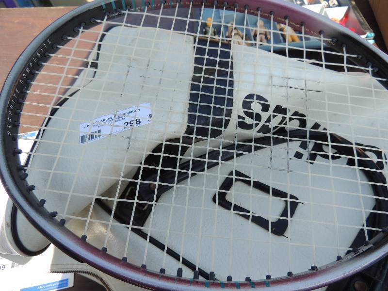 lot 298 image: ADIDAS BAG , 2 TENNIS RACKETS