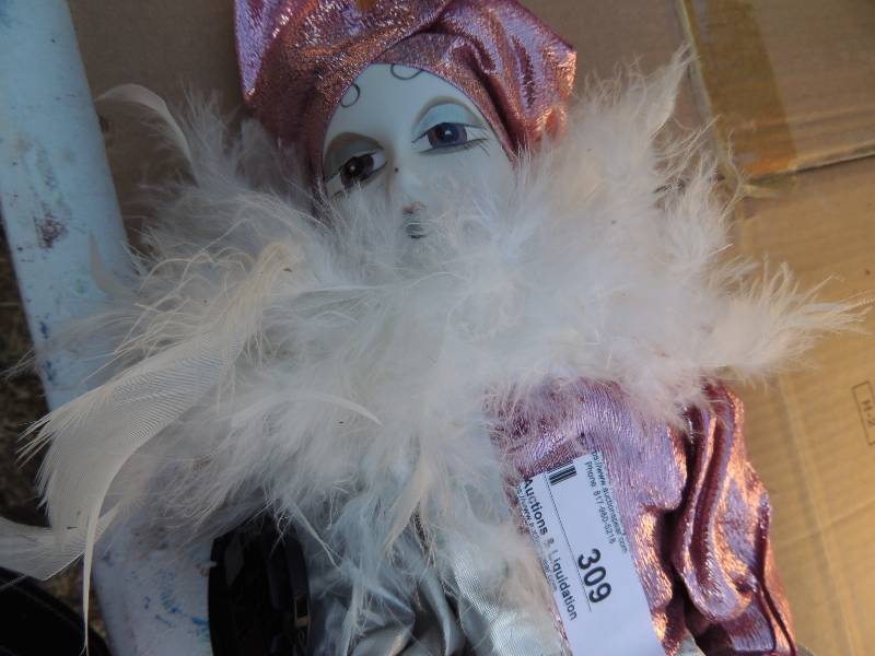 lot 309 image: Harlequin DOLL