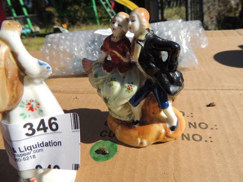 lot 346 image: 2 VICTORIAN FIGURINES - JAPAN