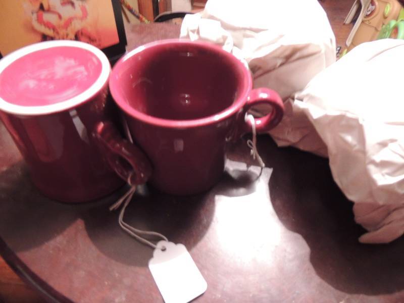 lot 484 image: Fiesta WARE 4 MUGS