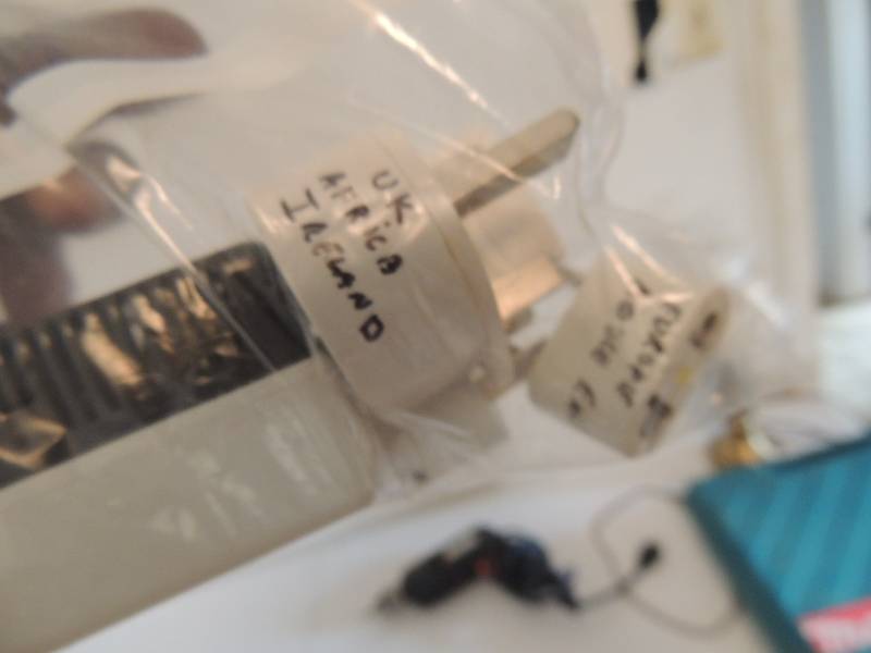 lot 656 image: Various plug adapters including international