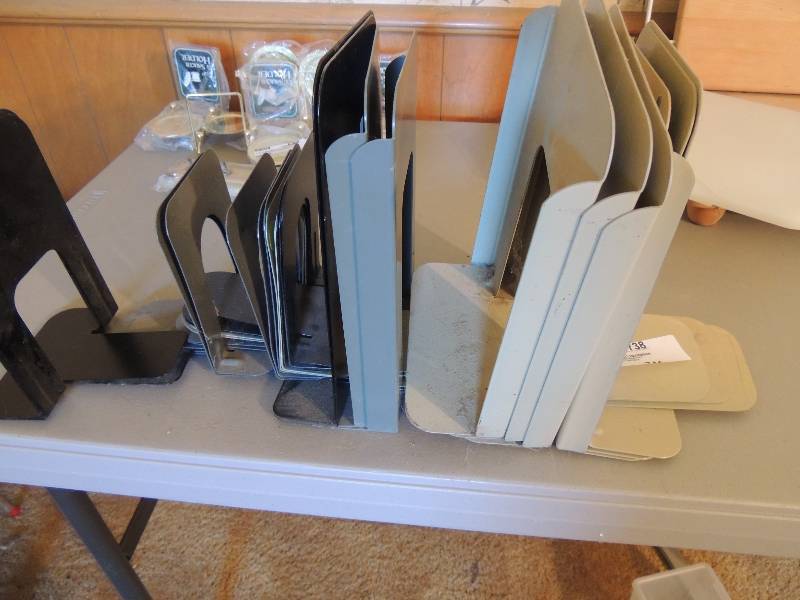 lot 738 image: 3 sets of bookends