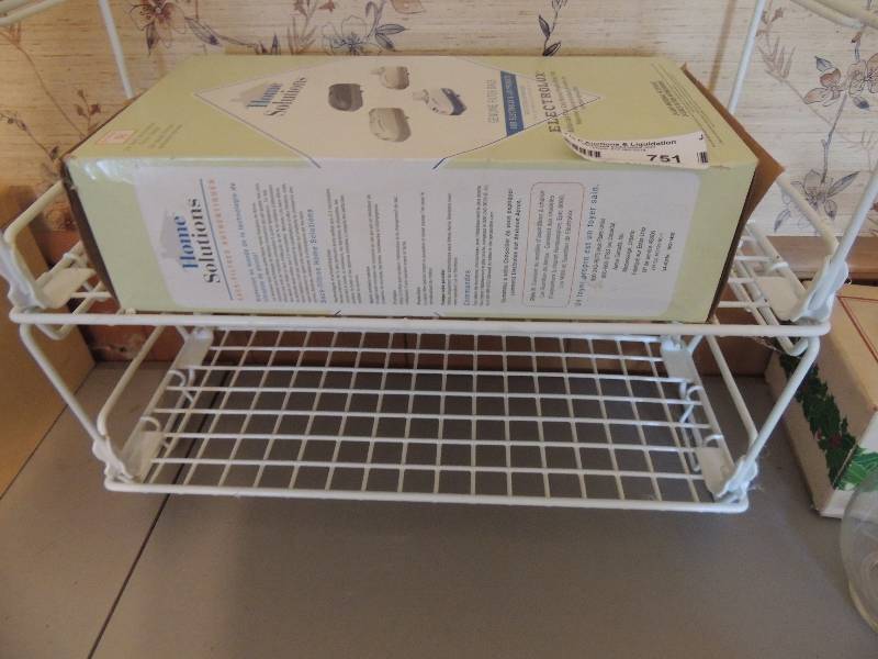lot 751 image: Electrolux and shelving case
