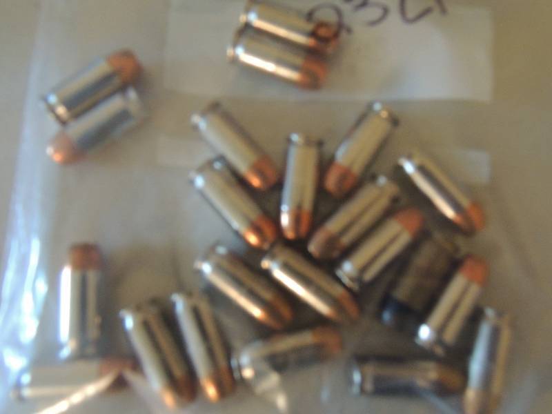 lot 760 image: 23 ct.  45 caliber bullets