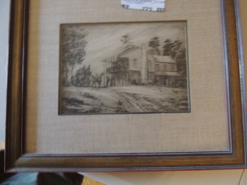 lot 770 image: Stagecoach western prints x 2