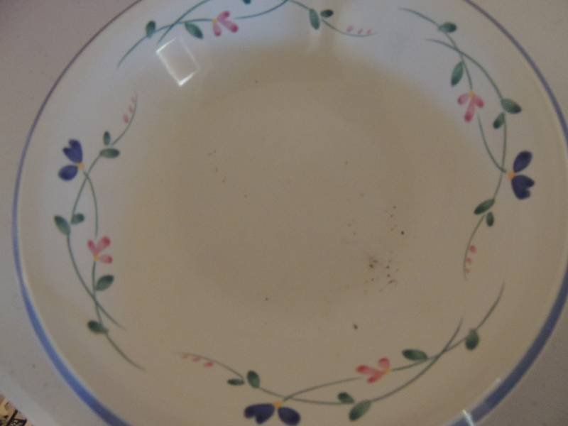 lot 937 image: Alegro STONEWARE HEARTHSIDE DESIGN DISHWARE  - 15 DINNER PLATES ,  MATCHES LOTS 1227 -1236