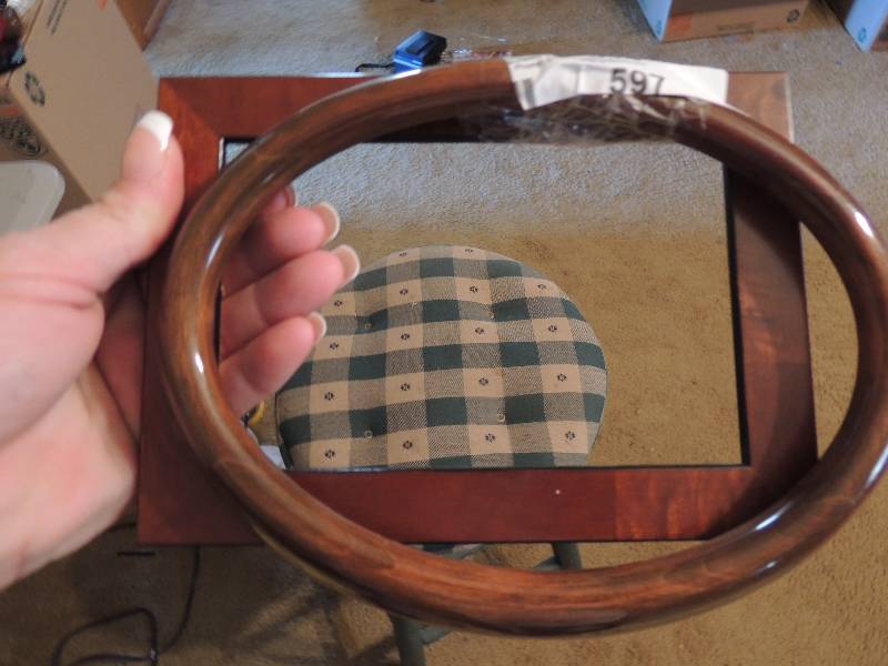 lot 597 image: 2 small new frames