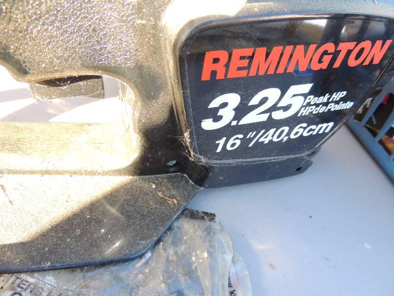 lot 452 image: Remington 2.5 chainsaw- new blade and new chair american master garden tool