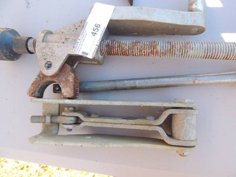 lot 456 image: clamp- Stanley exacto knifes misc. wrenches