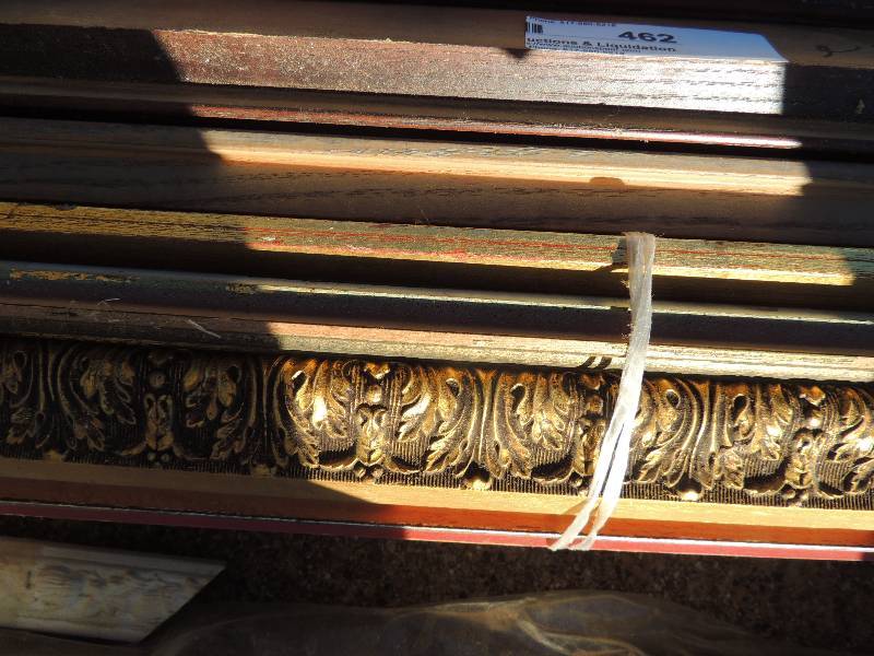 lot 462 image: Mix of gold and brown framing