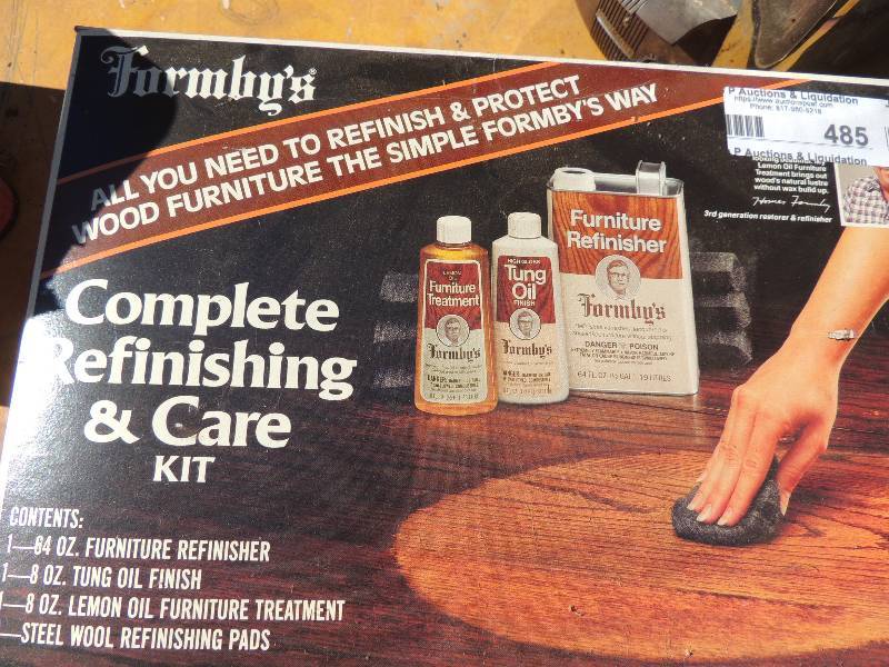 lot 485 image: FORMBYS Complete refinishing care kit