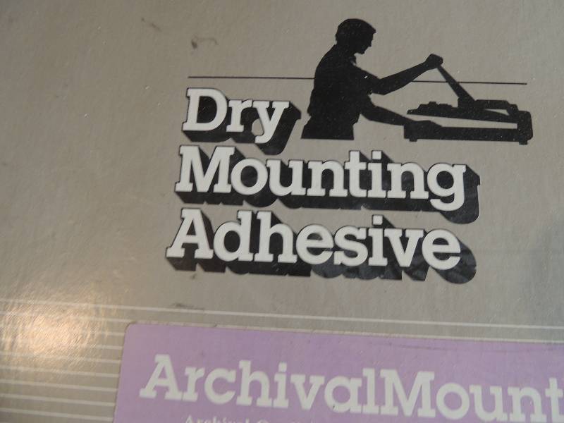 lot 1021 image: Dry mounting adhesive