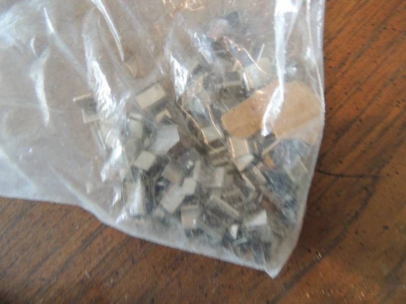 lot 326 image: Box of brackets and drill bits