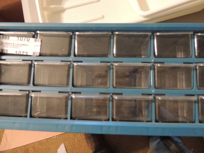 lot 1070 image: 18 drawer storage