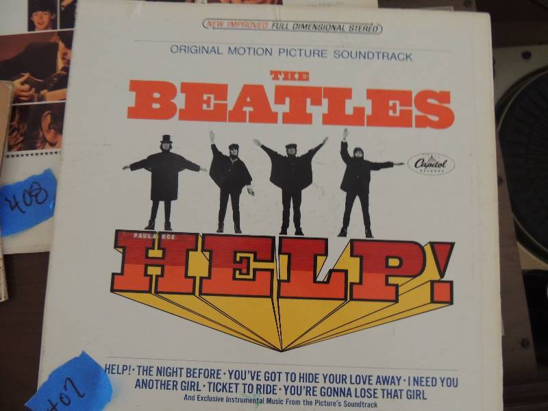 lot 407 image: HELP Beatles LP capital soundtrack
