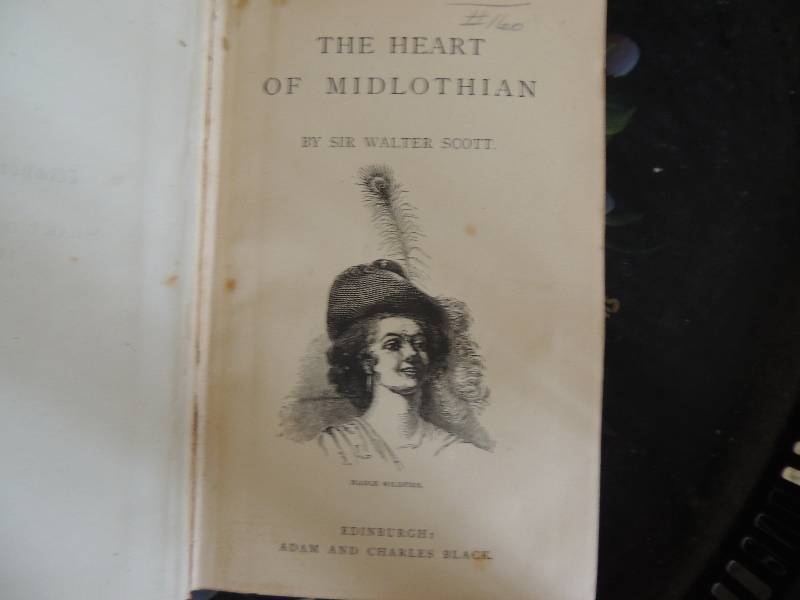 lot 438 image: The Heart of Midlothian by Sir Walter Scott 1866 Edinburg Scotland